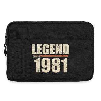 Genial seit 1981 - Laptoptasche 13" - Schwarz - Vorne