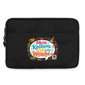 Cadeau drôle du carnaval de baignoire costumé - Sacoche pour ordinateur portable 13 pouces - noir - Devant