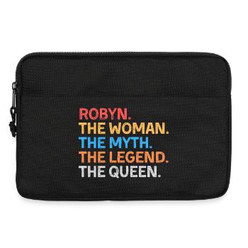Robyn La Femme Le Mythe La Légende La Reine - Sacoche pour ordinateur portable 13 pouces - noir - Devant