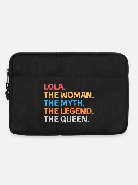 Lola, die Frau, der Mythos, die Legende, die Königin. - Laptoptasche 13" - Schwarz