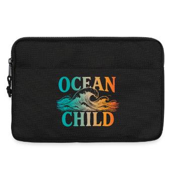 Enfant de l’océan - Sacoche pour ordinateur portable 13 pouces - noir - Devant