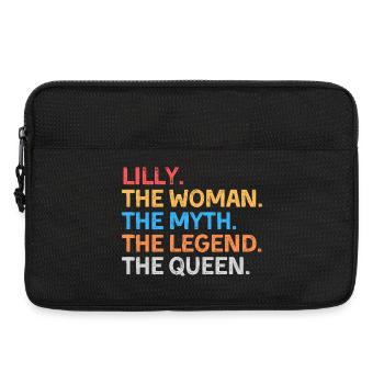 Lilly la Femme Le Mythe La Légende La Reine - Sacoche pour ordinateur portable 13 pouces - noir - Devant