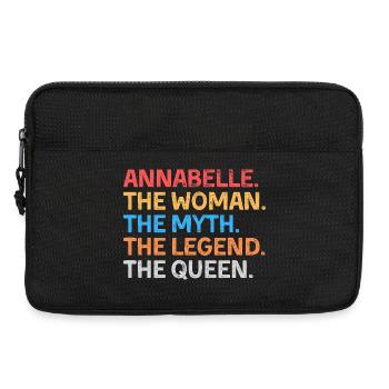 Annabelle La Femme Le Mythe La Légende La Reine - Sacoche pour ordinateur portable 13 pouces - noir - Devant