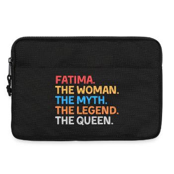 Fatima The Woman The Myth The Legend The Queen - Laptop bag 13" - black - Front