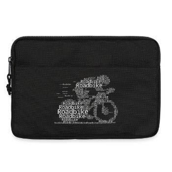 Klare Roadbike Botschaft - Laptoptasche 13" - Schwarz - Vorne