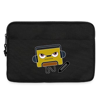 BlockAudio Serious Writing Retro Cassette - Laptop bag 13" - black - Front
