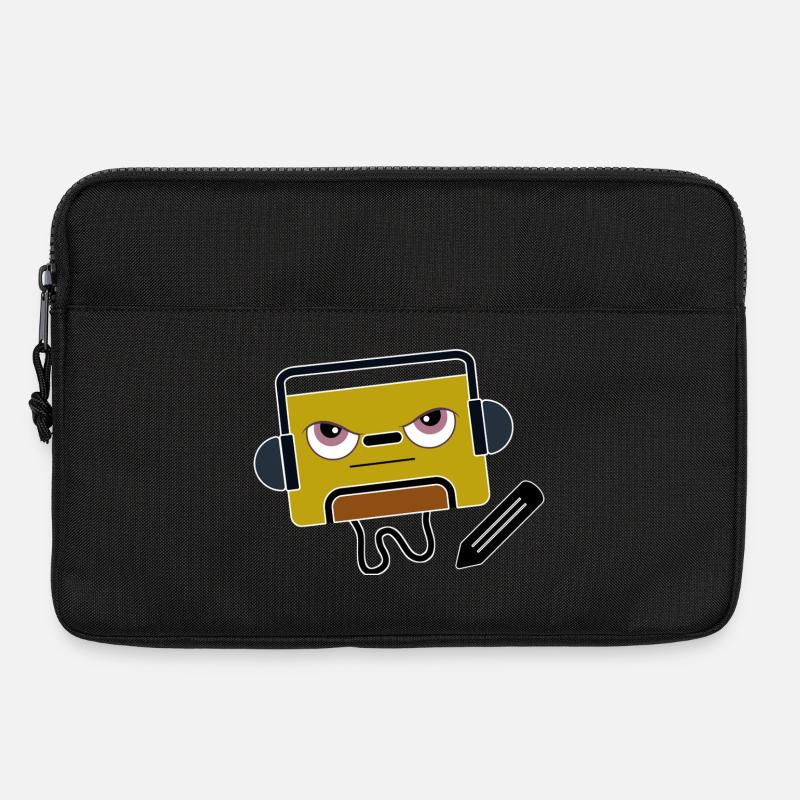 BlockAudio Serious Writing Retro-Kassette - Laptoptasche 13" - Schwarz