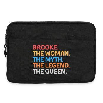 Brooke The Woman The Myth The Legend The Queen - Laptop bag 13" - black - Front