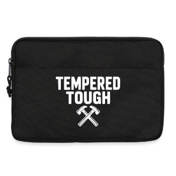 Tempered Tough - Laptoptasche 13" - Schwarz - Vorne