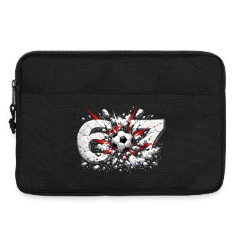 67 Fußball Sechs Sieben Meme Lustig Geschenk - Laptoptasche 13" - Schwarz - Vorne