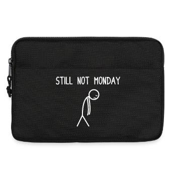 Still not monday stock market stock market traders - Laptop bag 13" - black - Front