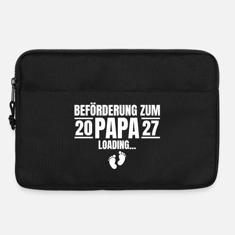 Beförderung zum Papa 2027 Loading - Laptoptasche 13" - Schwarz