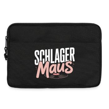 Schlager Maus Party Crew JGA Frauen Schlagermaus - Laptoptasche 13" - Schwarz - Vorne