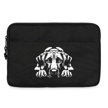 Rhodesian Ridgeback "Black Edition" - Laptop bag 13" - black - Front