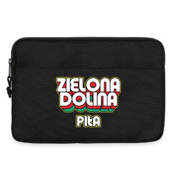 Zielona Dolina Piła. Retro District Name - Laptop bag 13" - black - Front
