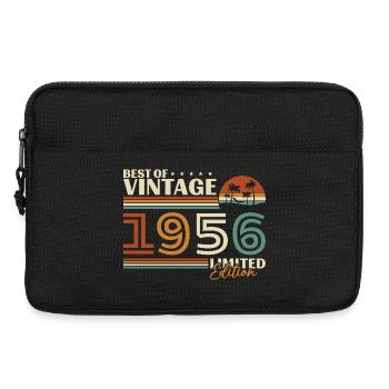 1956 Vintage Retro Geburtstagsgeschenk - Laptoptasche 13" - Schwarz - Vorne