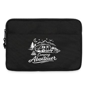 Camping Abenteuer  - Laptoptasche 13" - Schwarz - Vorne