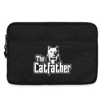 The Catfather Cat Dad Cat Owner - Laptop bag 13" - black - Front