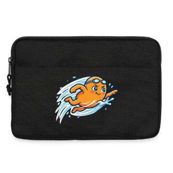 Vacances à la piscine à l’ambiance orange Orange Summer Vacation Ladies - Sacoche pour ordinateur portable 13 pouces - noir - Devant