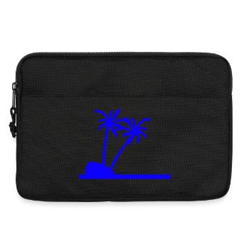 Palm trees - Laptop bag 13" - black - Front