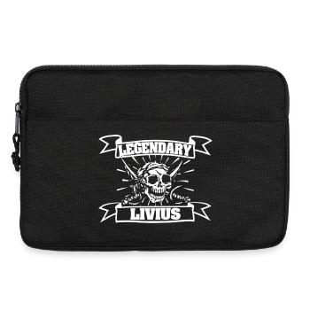 Livy as a given name - Laptop bag 13" - black - Front