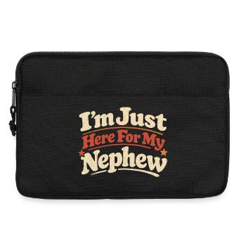 Humor Uncle Aunt Nephew Gift Family Funny - Laptop bag 13" - black - Front