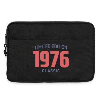 T-Shirt 50 Ans 1976 Humour Drôle - Sacoche pour ordinateur portable 13 pouces - noir - Devant