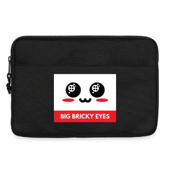 Un gros pincement bloque les yeux - Sacoche pour ordinateur portable 13 pouces - noir - Devant