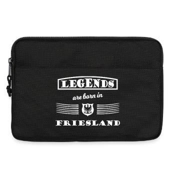 Legenden Friesland Born - Laptoptasche 13" - Schwarz - Vorne