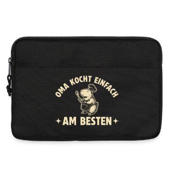 Capybara Oma kocht einfach am besten - Laptoptasche 13" - Schwarz - Vorne