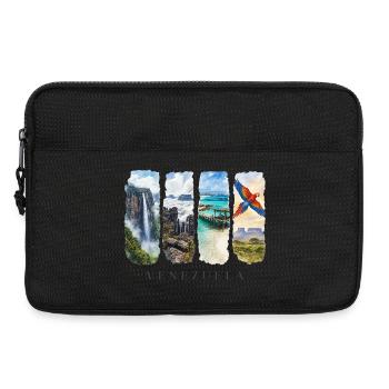 Voyage au Venezuela – Cascade en Amérique du Sud et Nature - Sacoche pour ordinateur portable 13 pouces - noir - Devant