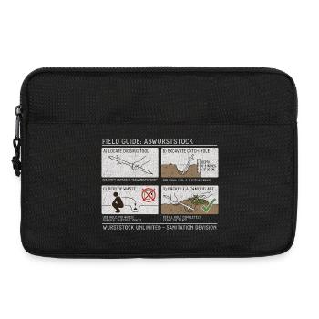 Field Guide: Wilderness Waste Sanitation - Laptoptasche 13" - Schwarz - Vorne
