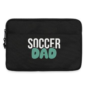 Football Style Papa Audacieux - Sacoche pour ordinateur portable 13 pouces - noir - Devant