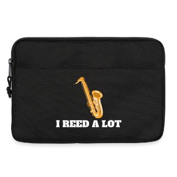Drôle de saxophoniste cadeau pour saxophoniste - Sacoche pour ordinateur portable 13 pouces - noir - Devant