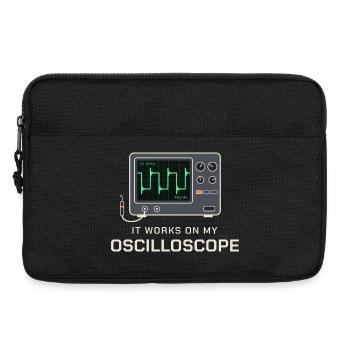 Es funktioniert an meinem Oszilloskop - Laptoptasche 13" - Schwarz - Vorne