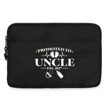 Pregnancy Announcement 2027 Promoted to Uncle - Laptoptasche 13" - Schwarz - Vorne