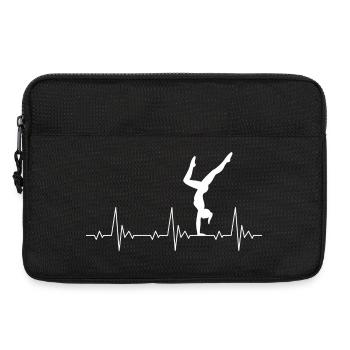 Calisthenics battement de la main Heartbeat Femme - Sacoche pour ordinateur portable 13 pouces - noir - Devant