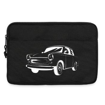 trabi ddr symbol tshirt illustration Autos - Laptoptasche 13" - Schwarz - Vorne