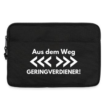 Investor - Aktien Börse Dividende - Laptoptasche 13" - Schwarz - Vorne