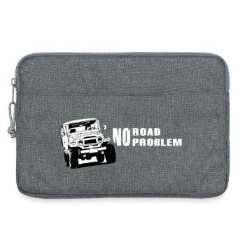Landcruiser BJ40 No Road No Problem - Sacoche pour ordinateur portable 13 pouces - gris chiné - Devant