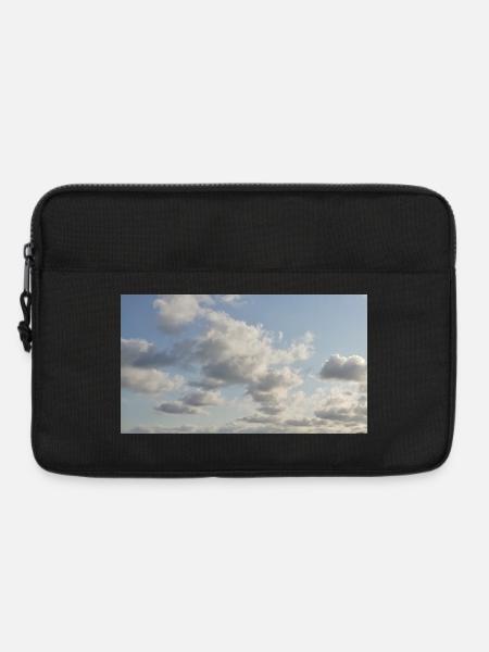 Himmelsweiche Wolken - Laptoptasche 13" - Schwarz