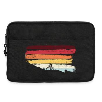 Rainbow Ride at Sunset - Laptop bag 13" - black - Front