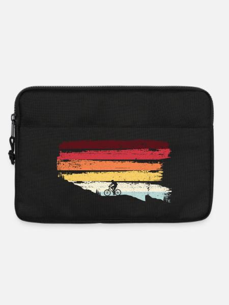 Regenbogenfahrt bei Sonnenuntergang - Laptoptasche 13" - Schwarz