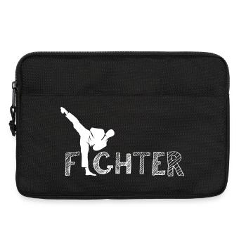 Icône Fighter Fighter Illustration Icône graphique - Sacoche pour ordinateur portable 13 pouces - noir - Devant
