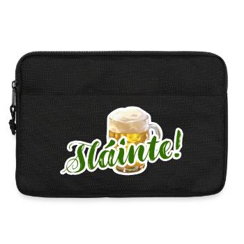 Skål – sláinte øl humor - Laptoptasche 13" - Schwarz - Vorne