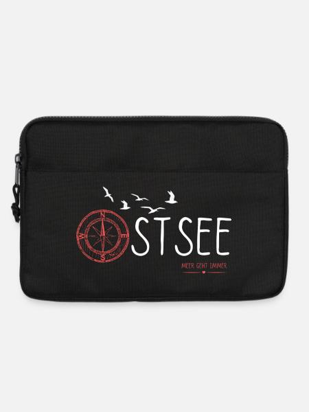 Ostseeküste - Meerliebe - Laptoptasche 13" - Schwarz