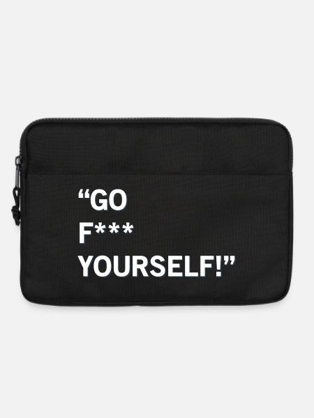 Go F Yourself - Laptoptasche 13" - Schwarz
