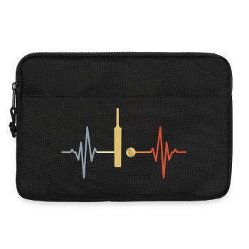 Cricket Herzklopfen EKG - Laptoptasche 13" - Schwarz - Vorne