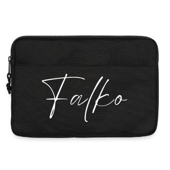 Falko Name T-Shirt Gift for Men - Laptop bag 13" - black - Front
