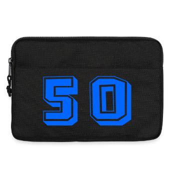 50. 50 ANS. 50e ANNIVERSAIRE. ANNIVERSAIRE 50 ANS. - Sacoche pour ordinateur portable 13 pouces - noir - Devant